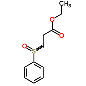 Propanoic acid, 3-(phenylsulfinyl)-,ethyl ester Structure,53075-94-8Structure