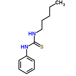 N-pentyl-n’-phenylthiourea Structure,53088-08-7Structure