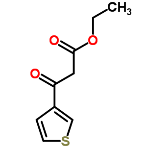 3-氧代-3-(3-噻吩)丙酸乙酯結(jié)構(gòu)式_53090-46-3結(jié)構(gòu)式