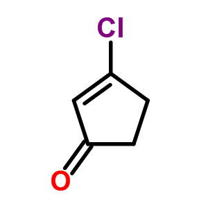 3-Chloro-2-cyclopenten-1-one Structure,53102-14-0Structure