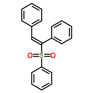 [(Z)-1,2-diphenylethenyl]sulfonylbenzene Structure,53105-00-3Structure