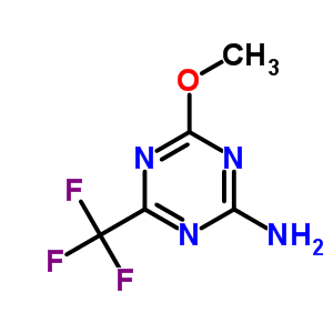 4-Methoxy-6-(trifluoromethyl)-1,3,5-triazin-2-amine Structure,5311-05-7Structure