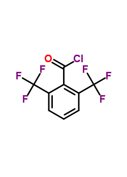 2,6-Bis(trifluoromethyl)benzoyl chloride Structure,53130-44-2Structure