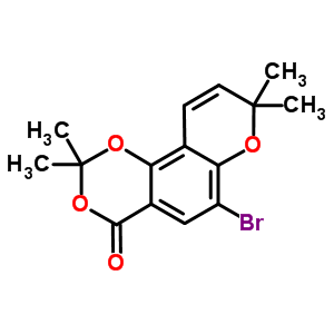 10-Bromo-2,2,6,6-tetramethyl-2h-1,5,7-trioxa-phenanthren-8-one Structure,531501-42-5Structure