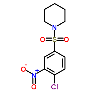 1-(4-Chloro-3-nitro-benzenesulfonyl)-piperidine Structure,53162-43-9Structure