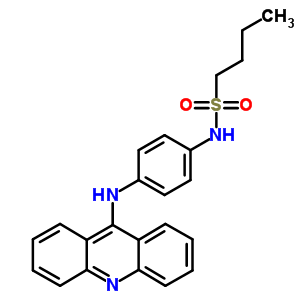 N-[p-(9-acridinylamino)phenyl ]-1-butanesulfonamide Structure,53221-90-2Structure