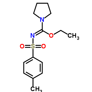 Ethyl n-(4-tolylsulfonyl)-1-pyrrolidinecarboximidate Structure,53244-10-3Structure