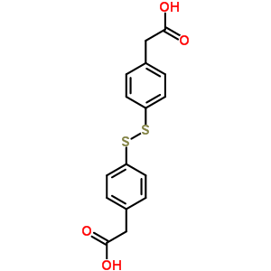 4,4-Dithiobisphenylacetic acid Structure,5325-76-8Structure