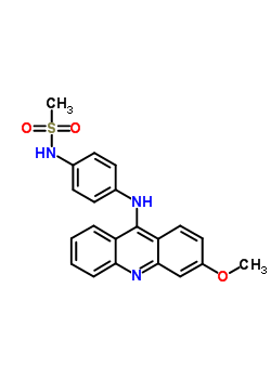 N-[4-[(3-methoxyacridin-9-yl)amino]phenyl]methanesulfonamide Structure,53250-93-4Structure