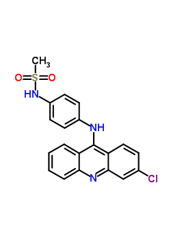 N-[4-[(3-chloroacridin-9-yl)amino]phenyl]methanesulfonamide Structure,53251-02-8Structure