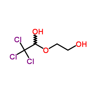 Ethanol,2,2,2-trichloro-1-(2-hydroxyethoxy)- Structure,53256-76-1Structure