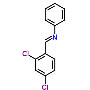 N-[(2,4-dichlorophenyl)methylene]benzenamine Structure,5330-43-8Structure