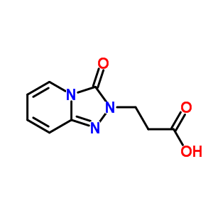 3-氧代-1,2,4-噻唑并[4,3-a]吡啶-2(3h)-丙酸結(jié)構(gòu)式_53304-46-4結(jié)構(gòu)式