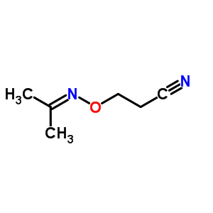 3-(Propan-2-ylideneamino)oxypropanenitrile Structure,5331-54-4Structure