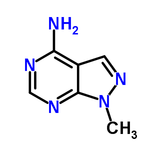 1H-Pyrazolo[3,4-d]pyrimidin-4-amine, 1-methyl- (9ci) Structure,5334-99-6Structure