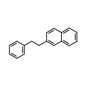 2-(2-Phenylethyl)naphthalene Structure,53342-34-0Structure