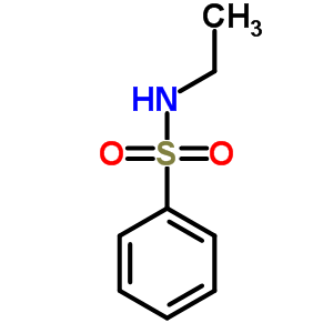 N-乙基苯磺酰胺結(jié)構(gòu)式_5339-67-3結(jié)構(gòu)式