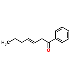 (E)-1-苯基-3-庚烯-1-酮結(jié)構(gòu)式_53403-90-0結(jié)構(gòu)式