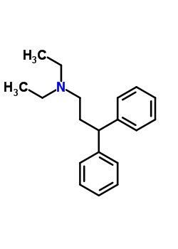 N,n-diethyl-3,3-diphenyl-propan-1-amine Structure,5341-16-2Structure