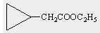 Cyclopropaneacetic acid ethyl ester Structure,53432-87-4Structure