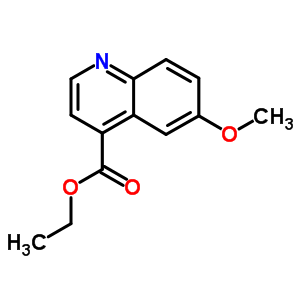 Ethyl (6-methoxyquinoline)-4-carboxylate Structure,5345-57-3Structure