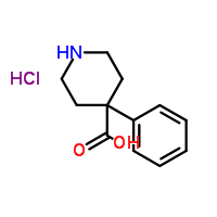 4-Phenyl-4-piperidine carboxylic acid hcl Structure,53484-76-7Structure