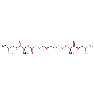 2-Methylpropyl 2-[2-[2-[1-(2-methylpropoxycarbonyl)ethoxycarbonyloxy]ethoxy]ethoxycarbonyloxy]propanoate Structure,5349-71-3Structure