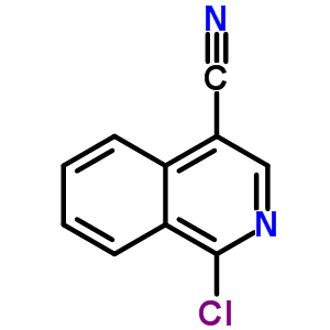 1-Chloroisoquinoline-4-carbonitrile Structure,53491-80-8Structure