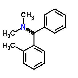 N,n-dimethyl-1-(2-methylphenyl)-1-phenyl-methanamine Structure,5350-55-0Structure