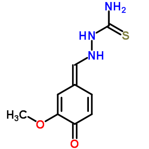 Hydrazinecarbothioamide,2-[(4-hydroxy-3-methoxyphenyl)methylene]- Structure,5351-92-8Structure