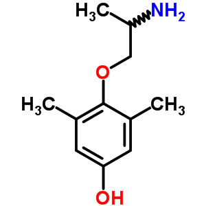 Phenol ,4-(2-aminopropoxy)-3,5-dimethyl- Structure,53566-99-7Structure