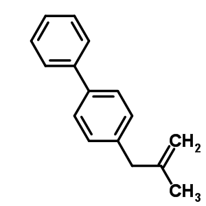 3-(4-Biphenyl)-2-methyl-1-propene Structure,53573-00-5Structure