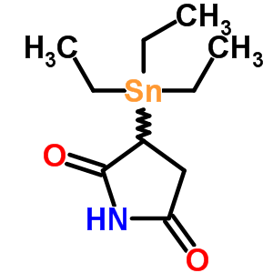 Triethylstannylsuccinimide Structure,53583-75-8Structure