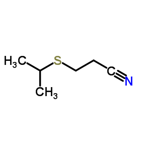 3-Propan-2-ylsulfanylpropanenitrile Structure,53584-04-6Structure