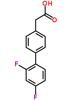 2’,4’-Difluorobiphenyl-4-acetic acid Structure,53591-80-3Structure