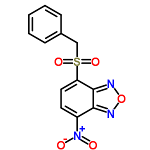 4-(Benzylsulfonyl)-7-(hydroxy(oxido)amino)-2,1,3-benzoxadiazole Structure,53619-72-0Structure