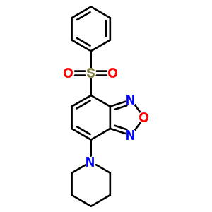 4-(Phenylsulfonyl)-7-(1-piperidinyl)benzofurazane Structure,53619-80-0Structure