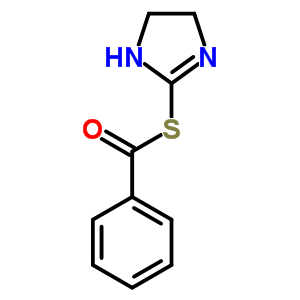 4,5-Dihydro-1h-imidazol-2-ylsulfanyl-phenyl-methanone Structure,53624-70-7Structure