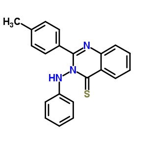 4(3H)-quinazolinethione,2-(4-methylphenyl)-3-(phenylamino)- Structure,53628-22-1Structure