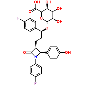 依折麥布羥基葡糖苷酸結(jié)構(gòu)式_536709-33-8結(jié)構(gòu)式