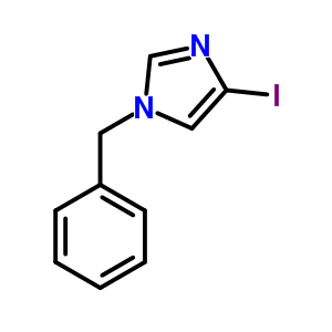 1-Benzyl-4-iodo-imidazole Structure,536760-32-4Structure