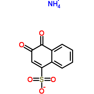 3,4-Dihydro-3,4-dioxo-1-naphthalenesulfonic acid ammonium salt Structure,53684-60-9Structure