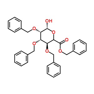 Benzyl 2,3,4-tri-o-benzyl-d-glucuronate Structure,53684-90-5Structure