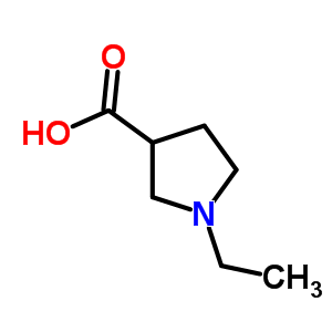 1-乙基吡咯烷-3-羧酸結(jié)構(gòu)式_5370-36-5結(jié)構(gòu)式