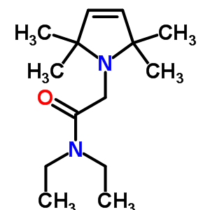 1-(N,n-diethylaminoacetyl)-2,2,5,5-tetramethyl-3-pyrroline Structure,53725-39-6Structure