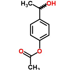 [4-(1-Hydroxyethyl)phenyl ] acetate Structure,53744-50-6Structure