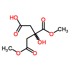 3-Hydroxy-5-methoxy-3-methoxycarbonyl-5-oxo-pentanoic acid Structure,53798-97-3Structure