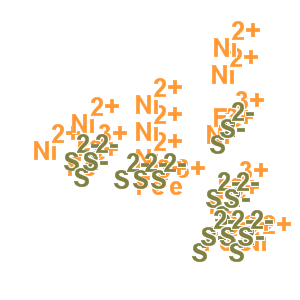 Nickelironsulphide Structure,53809-87-3Structure