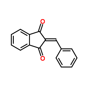 2-(Phenylmethylidene)indene-1,3-dione Structure,5381-33-9Structure