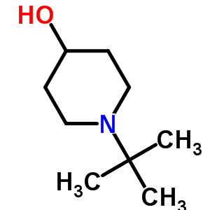 1-叔丁基-4-哌啶醇結(jié)構(gòu)式_5382-30-9結(jié)構(gòu)式